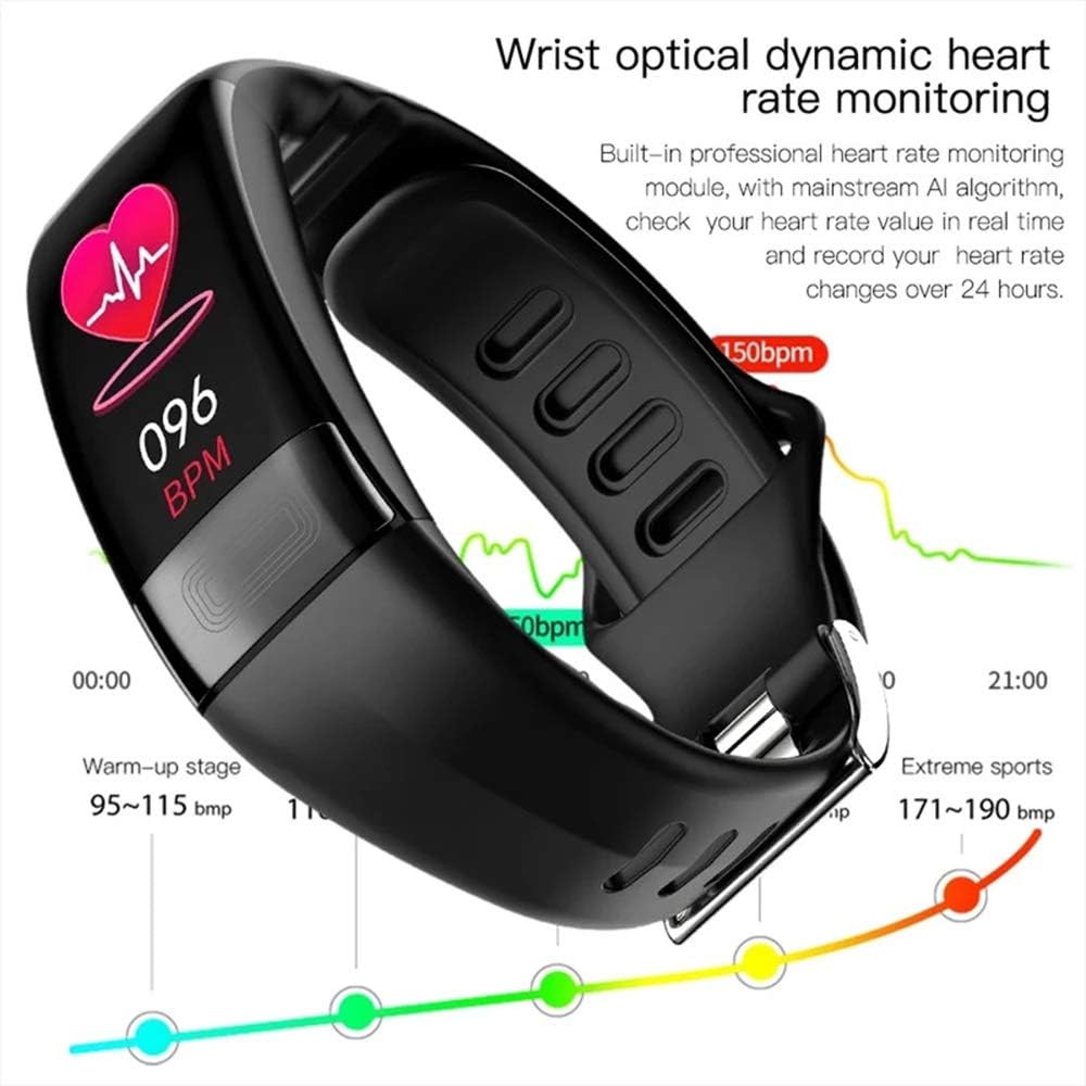 Smartwatch met Bloeddruk- en ECG-Monitoring, Hartslagmeting en Waterdichte Sensoren voor Gezondheid en Fitness Tracking | Sulvida