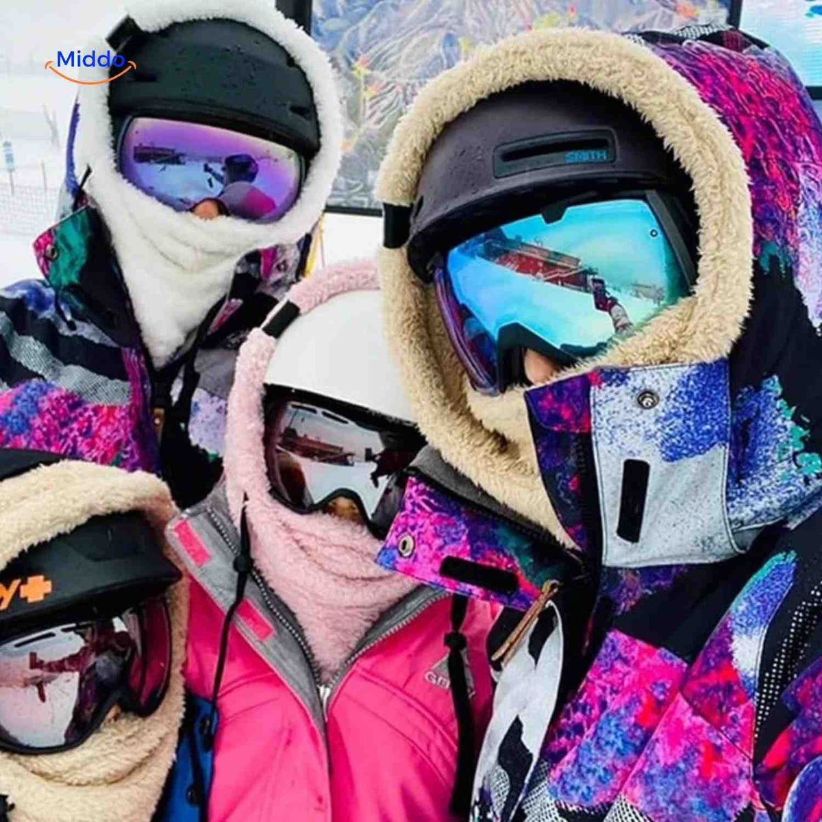Multifunctionele Thermische Fleece Capuchon Muts Nekwarmer Gezichtsmasker Winddicht voor Outdoor Sport | Sulvida