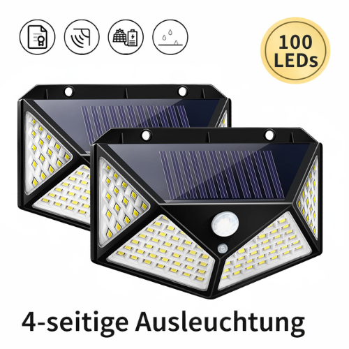 Buiten Solar Wandlamp met Bewegingssensor – Waterdichte LED-Tuinverlichting voor Tuin, Oprit en Terras | Sulvida