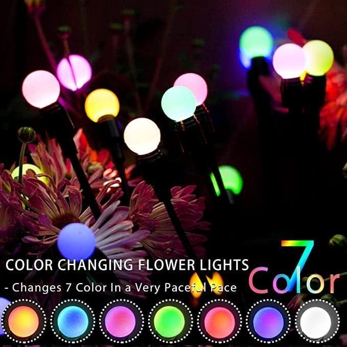 Tuinverlichting op Zonne-energie Vuurvlieg Effect Waterdicht LED Lamp Buitendecoratie Sfeerverlichting Tuin | Sulvida