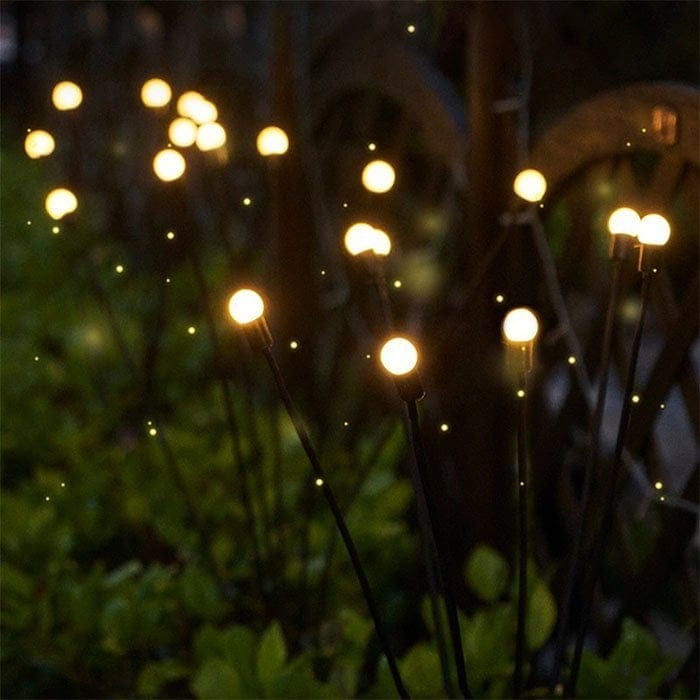 Tuinverlichting op Zonne-energie Vuurvlieg Effect Waterdicht LED Lamp Buitendecoratie Sfeerverlichting Tuin | Sulvida