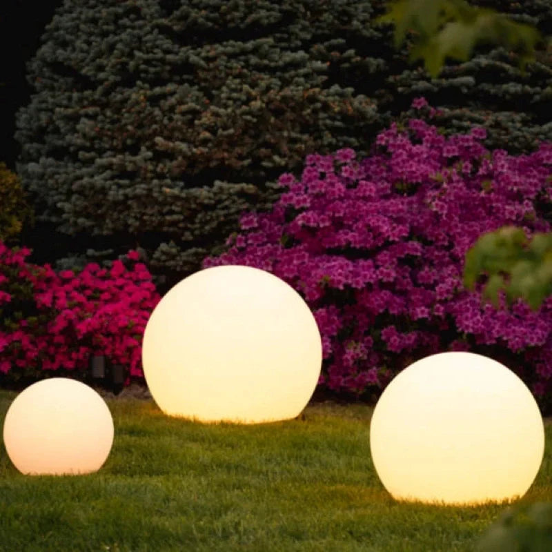 LED Bolvormige Sfeerverlichting Tuin Interieur RGB Kleuren Zonne-energie Draadloos Buitenlamp Decoratie | Sulvida
