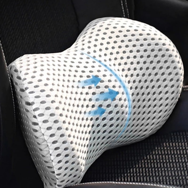 Orthopedisch rugsteunkussen lendenkussen met memory foam voor ergonomische zithouding bureaustoel auto | Sulvida