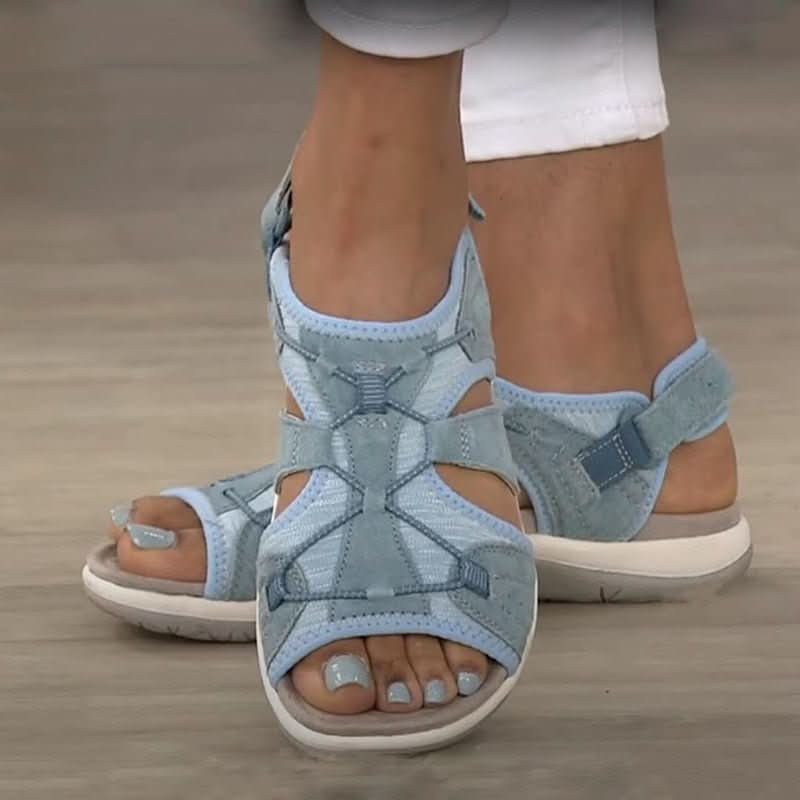 Orthopedische damessandalen met anatomische voetbedondersteuning en teenspreider voor optimaal comfort | Sulvida