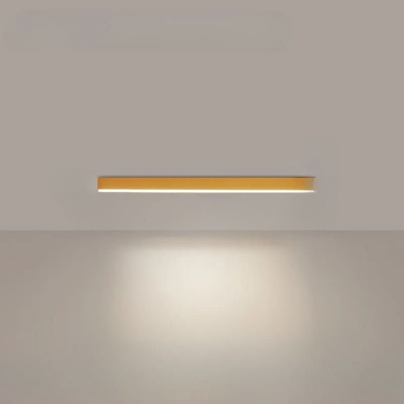 LED plafondlamp aluminium langwerpig Scandinavisch zwart wit goud 60-150 cm woonkamer keuken kantoor | Sulvida