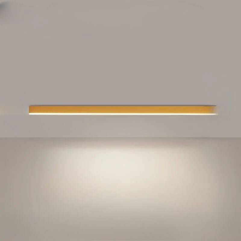 LED plafondlamp aluminium langwerpig Scandinavisch zwart wit goud 60-150 cm woonkamer keuken kantoor | Sulvida