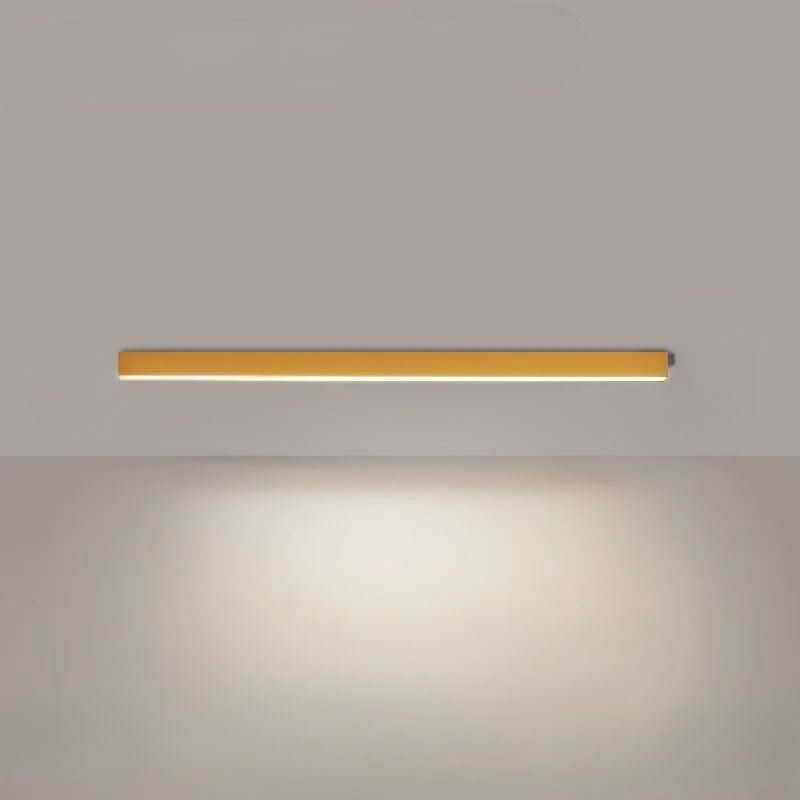 LED plafondlamp aluminium langwerpig Scandinavisch zwart wit goud 60-150 cm woonkamer keuken kantoor | Sulvida
