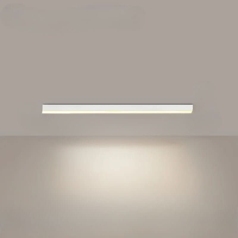 LED plafondlamp aluminium langwerpig Scandinavisch zwart wit goud 60-150 cm woonkamer keuken kantoor | Sulvida