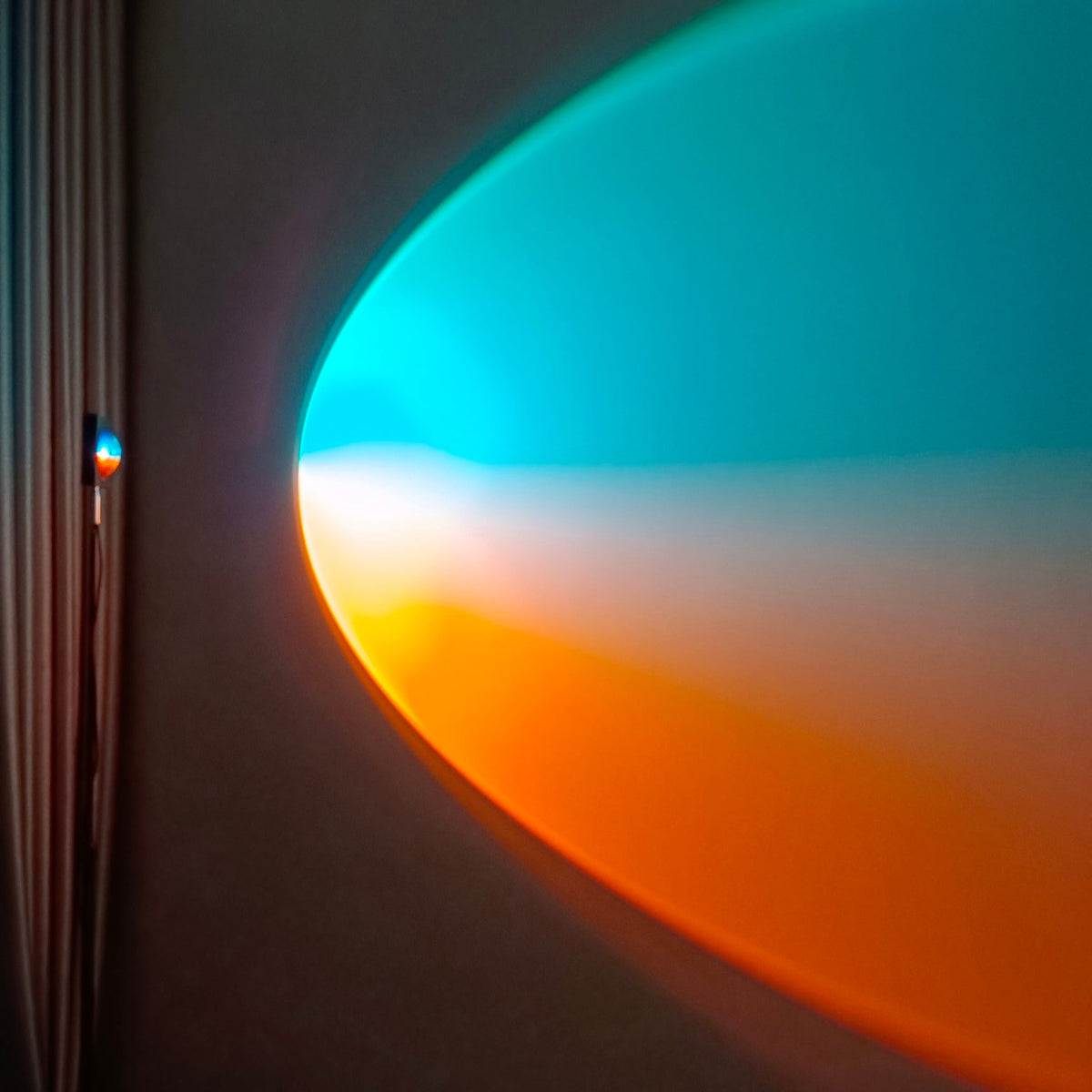 LED Staande Lamp met Halo Projectie Zwart Aluminium 180cm Sfeerverlichting voor Woonkamer Studio Modern Minimalistisch | Sulvida