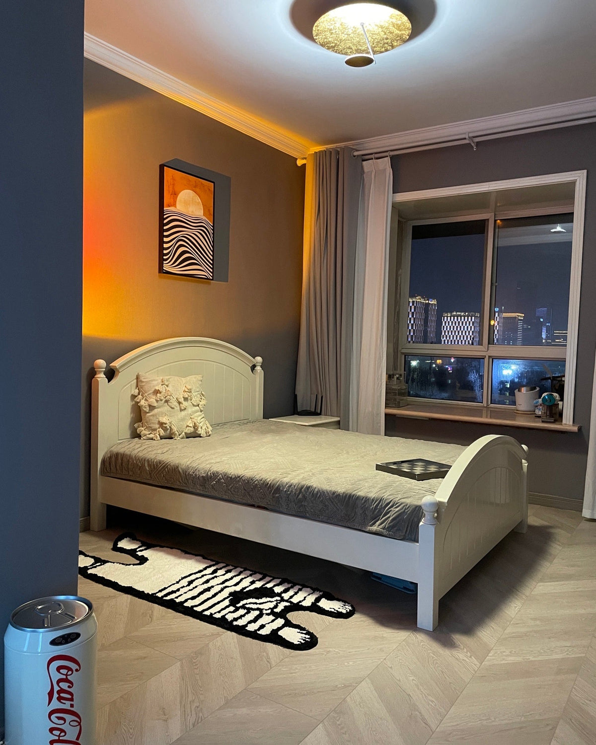LED Staande Lamp met Halo Projectie Zwart Aluminium 180cm Sfeerverlichting voor Woonkamer Studio Modern Minimalistisch | Sulvida