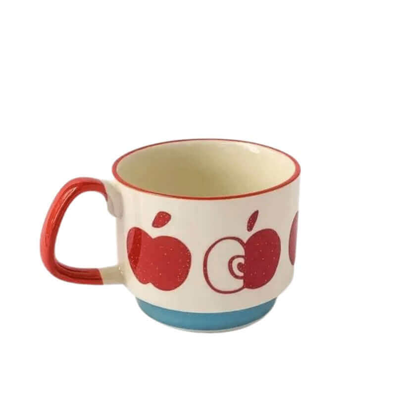 Tasse à café rétro en céramique, 300ml, style vintage Mid-Century Modern, vaisselle disponible en 8 designs différents, compatible lave-vaisselle | Sulvida
