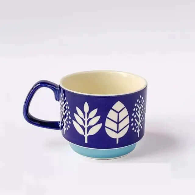 Tasse à café rétro en céramique, 300ml, style vintage Mid-Century Modern, vaisselle disponible en 8 designs différents, compatible lave-vaisselle | Sulvida