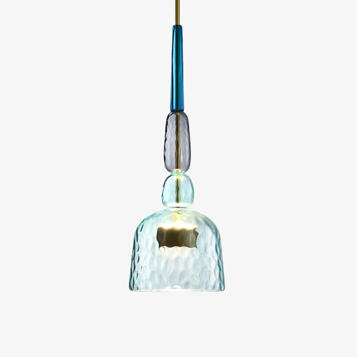 Glazen Hanglamp Gekleurd Glas Modern Design LED Verlichting Eetkamer Keuken Woonkamer Slaapkamer Stijlvol | Sulvida