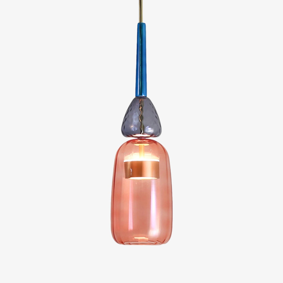 Glazen Hanglamp Gekleurd Glas Modern Design LED Verlichting Eetkamer Keuken Woonkamer Slaapkamer Stijlvol | Sulvida