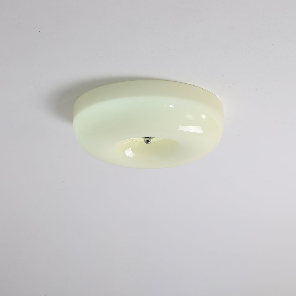 Plafondlamp met Gedraaid Glas en Chroom Moderne Verlichting Slaapkamer Woonkamer Hal 32 40 46 cm Diameter | Sulvida