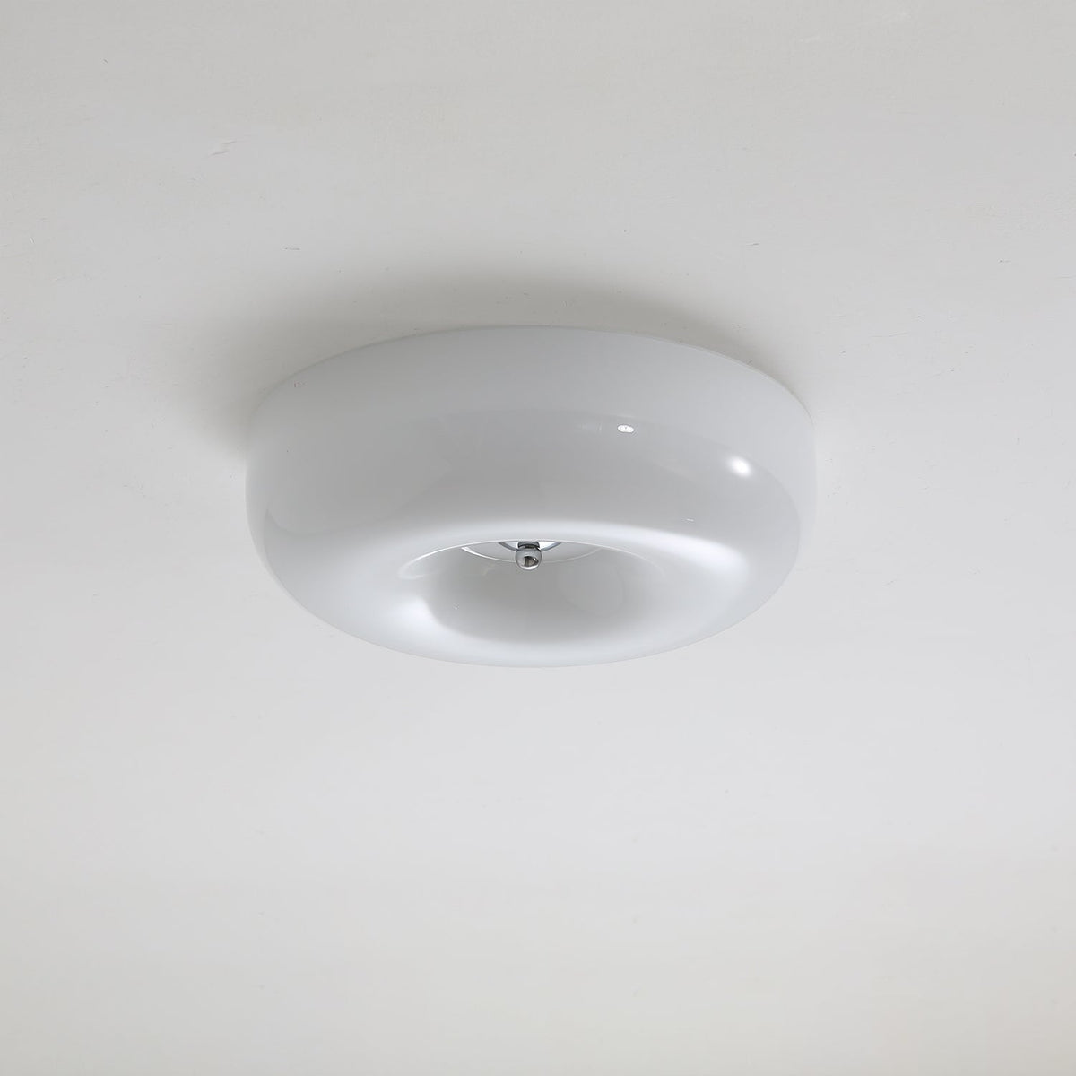 Plafondlamp met Gedraaid Glas en Chroom Moderne Verlichting Slaapkamer Woonkamer Hal 32 40 46 cm Diameter | Sulvida
