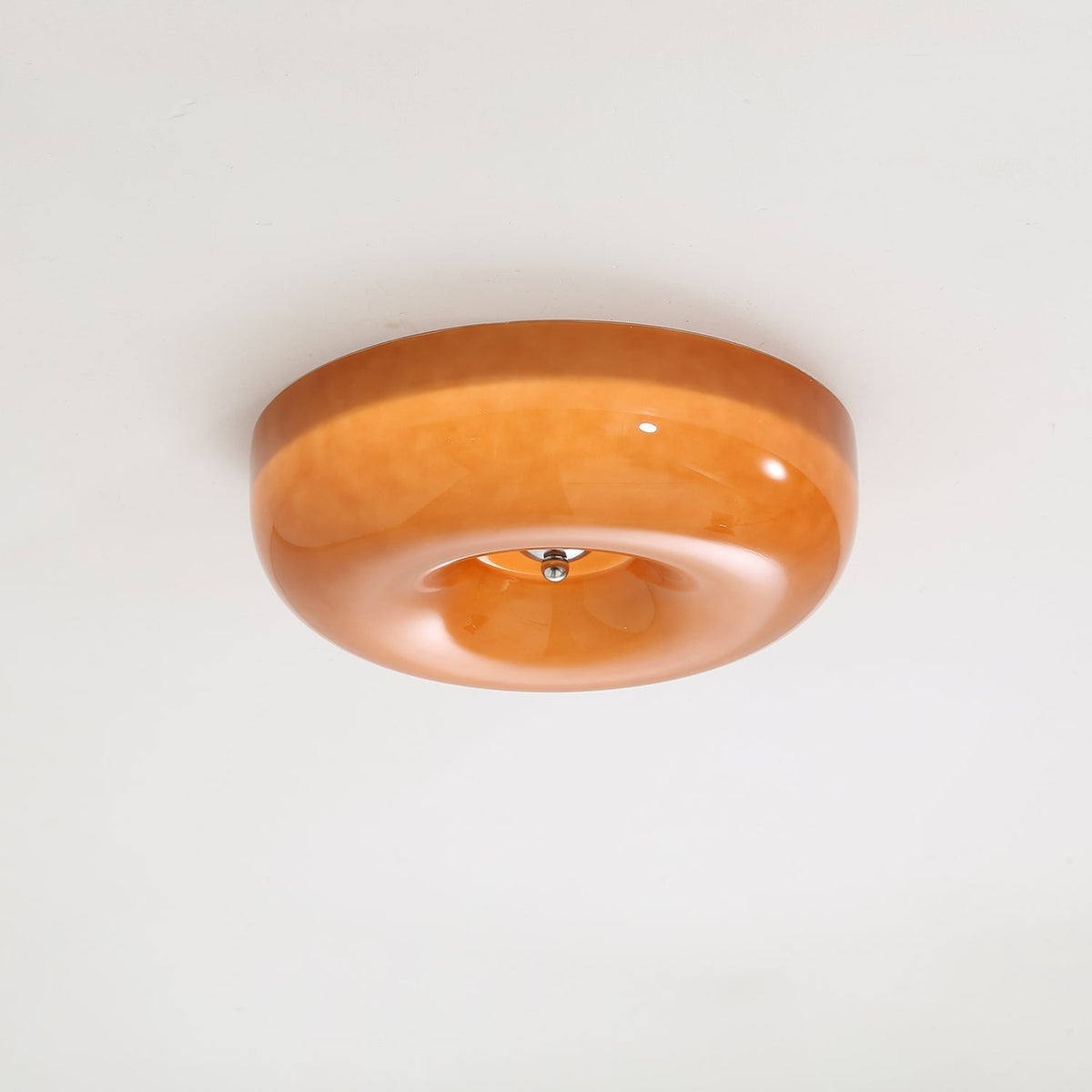 Plafondlamp met Gedraaid Glas en Chroom Moderne Verlichting Slaapkamer Woonkamer Hal 32 40 46 cm Diameter | Sulvida