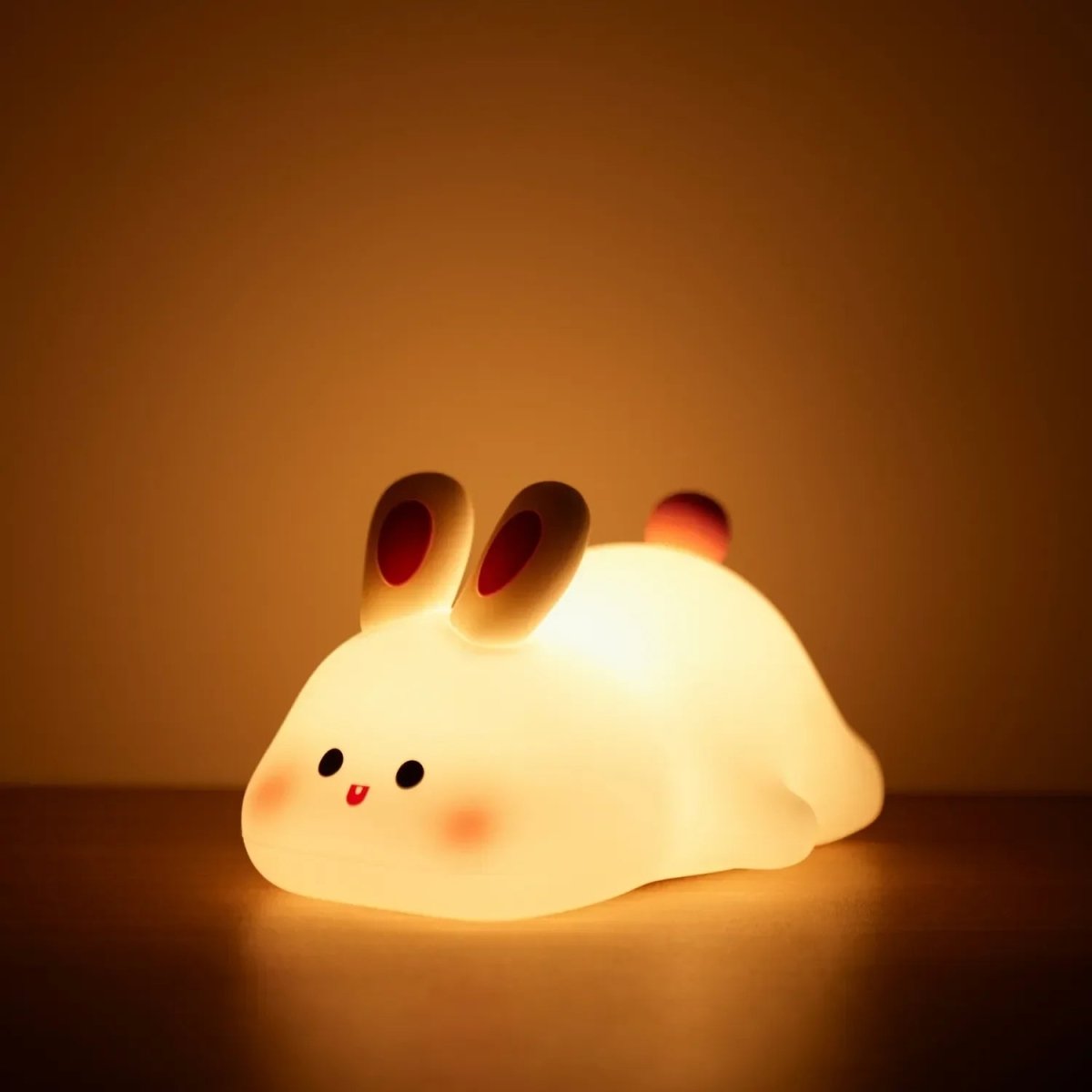 Siliconen Nachtlampje Dier Dimbaar Kind Baby Slaapkamer Timer BPA-Vrij USB Oplaadbaar Warm Licht Veilig | Sulvida