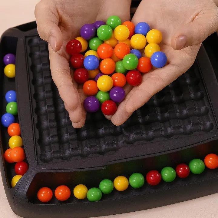 Strategiespel Rijen Leggen Kleuren Ballen Familie Logica Concentratie 4 Jaar Bordspel Tafelspel 2 Spelers | Sulvida