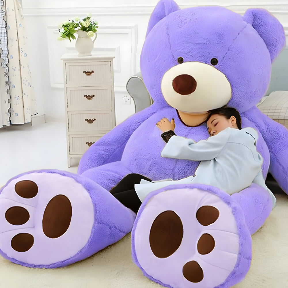 Pluche Knuffelbeer 80-340 cm Groot Zacht Speelgoed XXL Teddy Cadeau voor Kinderen Volwassenen Slaapkamer | Sulvida