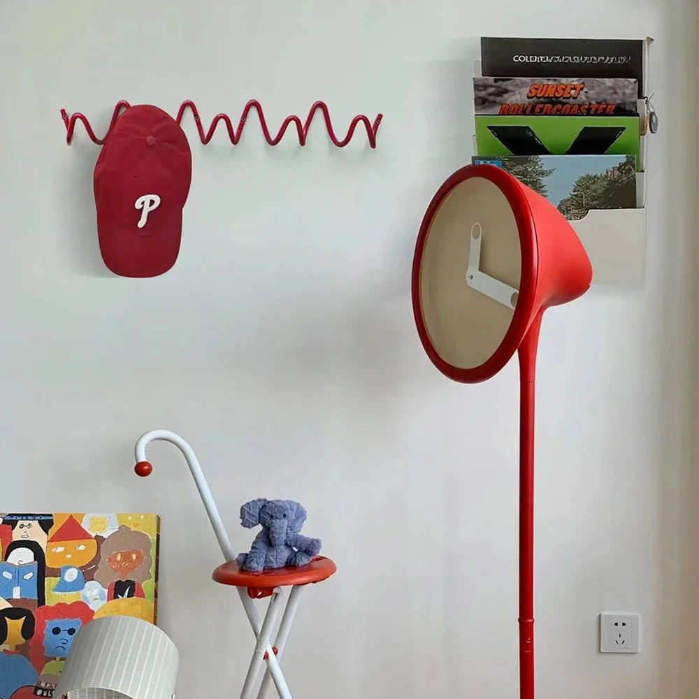 Gietijzeren wandkapstok met golvend design voor hal slaapkamer badkamer opbergruimte jassen handdoeken | Sulvida