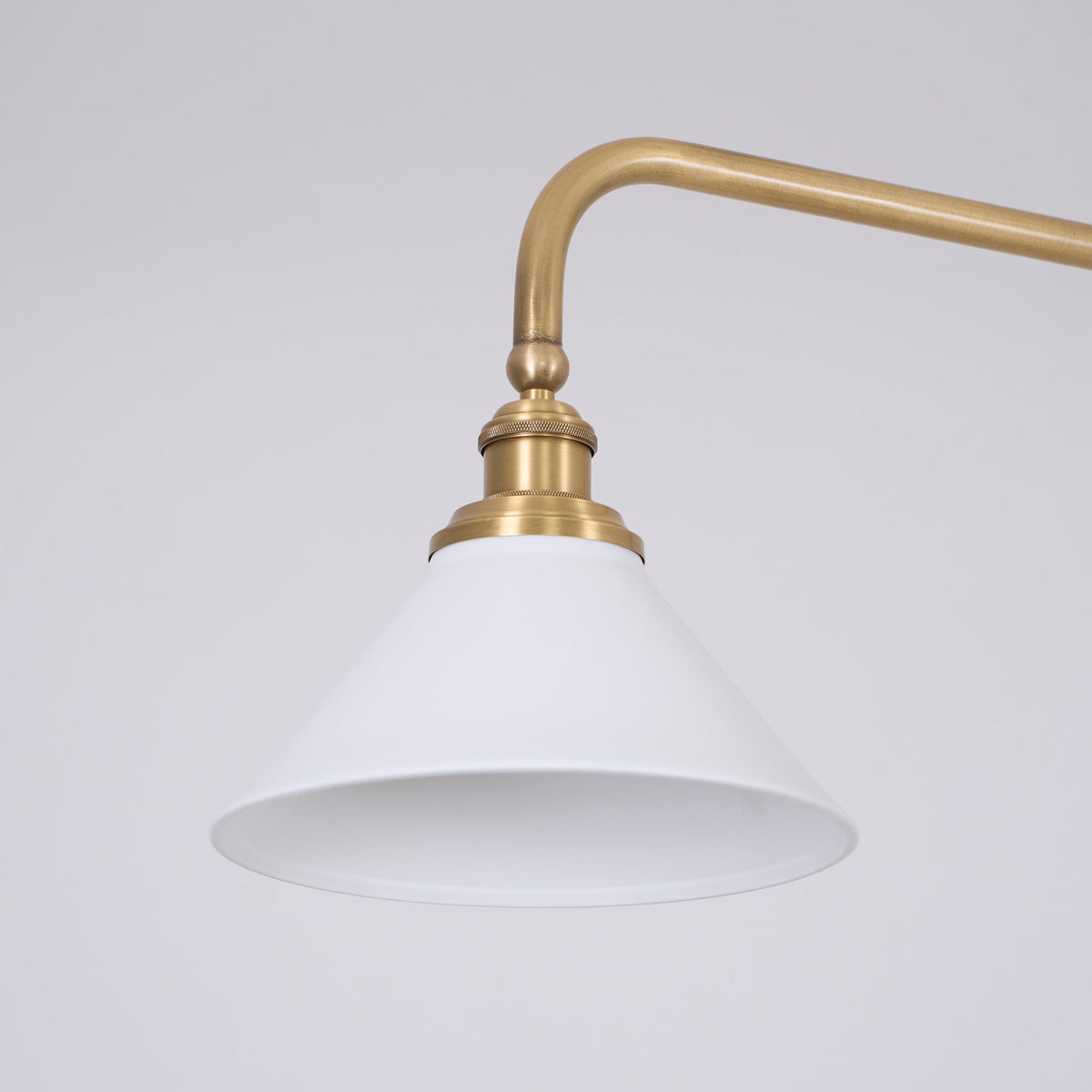 Hanglamp Messing met Conische Kappen 2-Lichts Pendel Eettafel Keukeneiland Plafondverlichting Eetkamer | Sulvida
