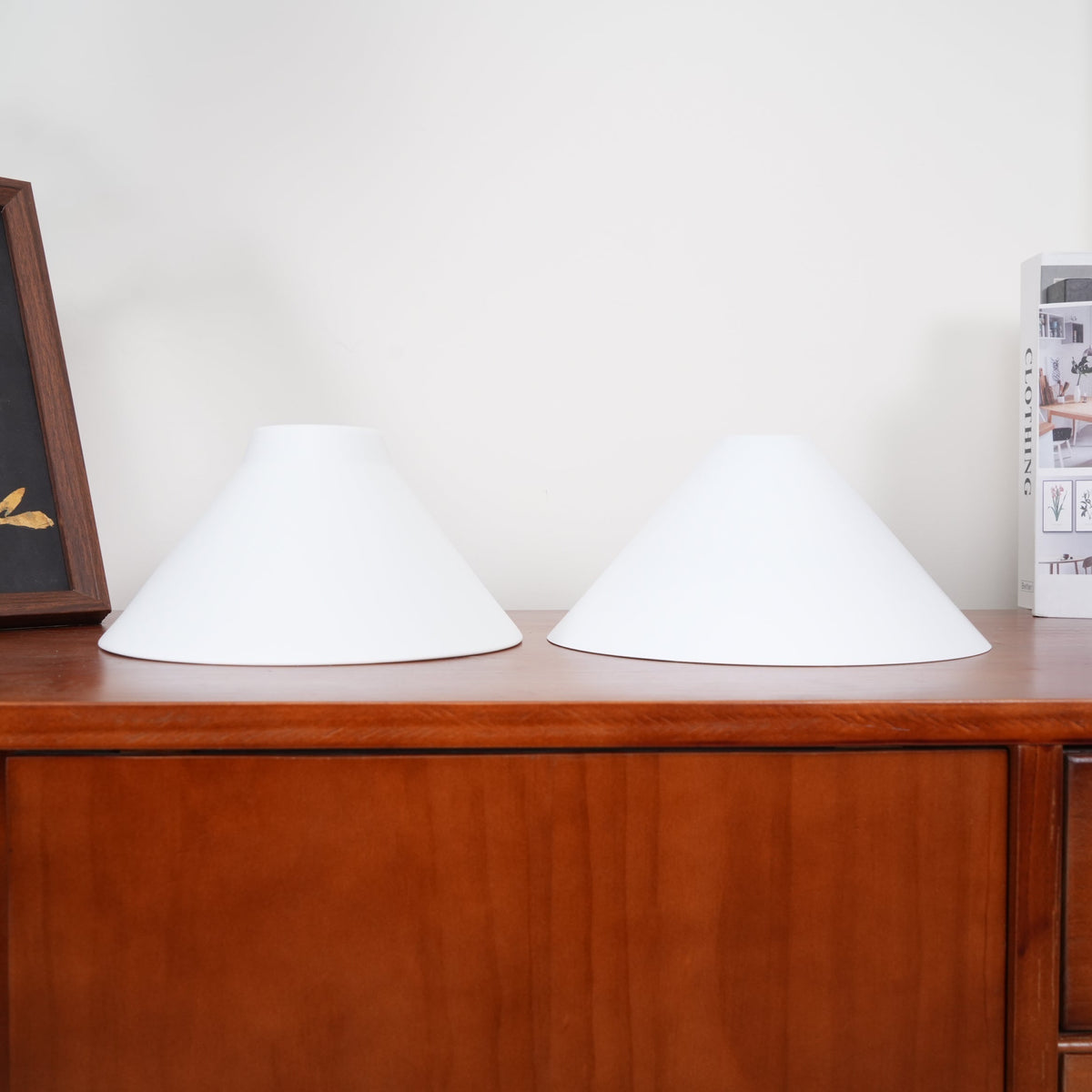 Hanglamp Messing met Conische Kappen 2-Lichts Pendel Eettafel Keukeneiland Plafondverlichting Eetkamer | Sulvida