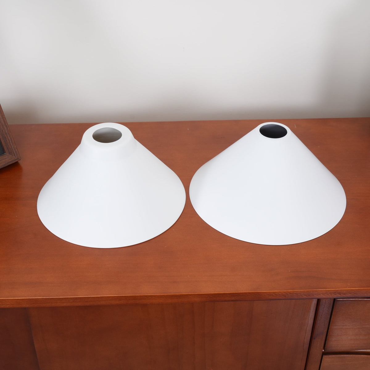 Hanglamp Messing met Conische Kappen 2-Lichts Pendel Eettafel Keukeneiland Plafondverlichting Eetkamer | Sulvida