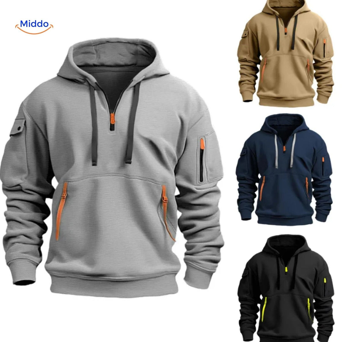 Hooded Trui Heren Dames Capuchon Sweater Comfortabel Casual Streetwear Tijdloos Unisex Pullover Hoodie | Sulvida