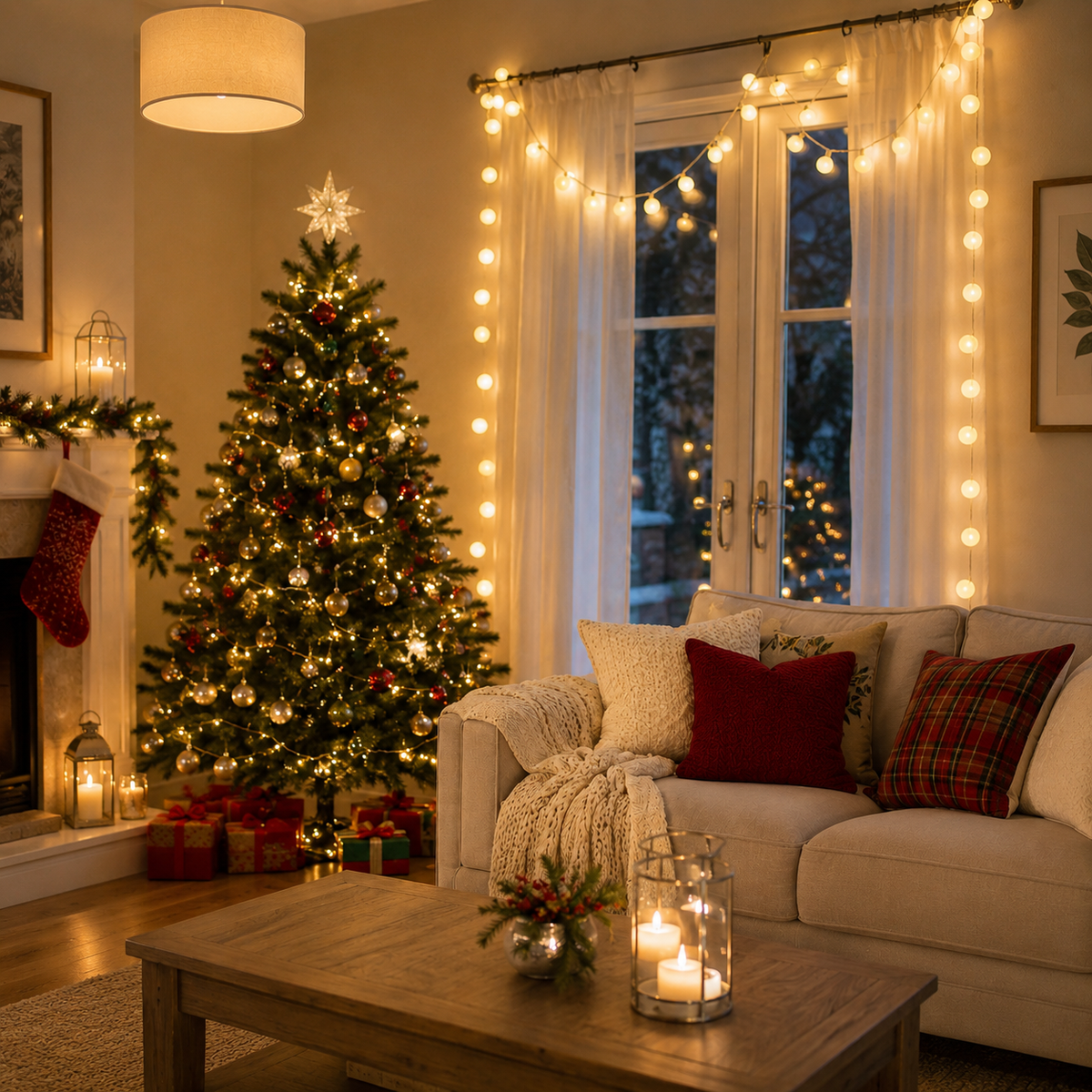 Feestverlichting met 20 LED-lampjes 3 meter – USB of batterij – tuinslinger kerstverlichting warmwit | Sulvida