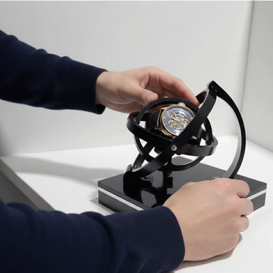 Automatische Horlogebeweegbox met Fluisterstille Motor Vitrinekast Opbergdoos Display Polshorloges Luxe | Sulvida