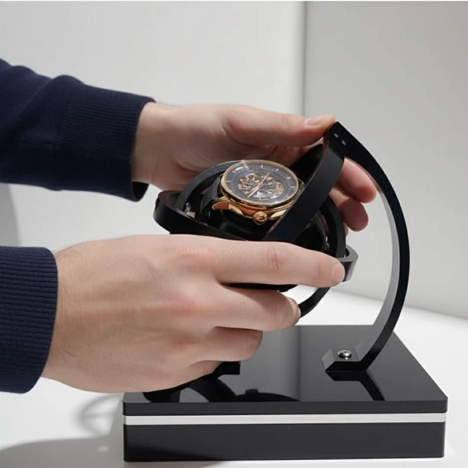 Automatische Horlogebeweegbox met Fluisterstille Motor Vitrinekast Opbergdoos Display Polshorloges Luxe | Sulvida