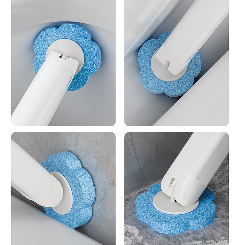 Wegwerp WC-Borstel met Wegwerpkoppen – Hygiënische Toiletreiniging zonder Bacteriecontact – Eenvoudig Klik & Weg Systeem voor Praktische Toiletschoonmaak | Sulvida