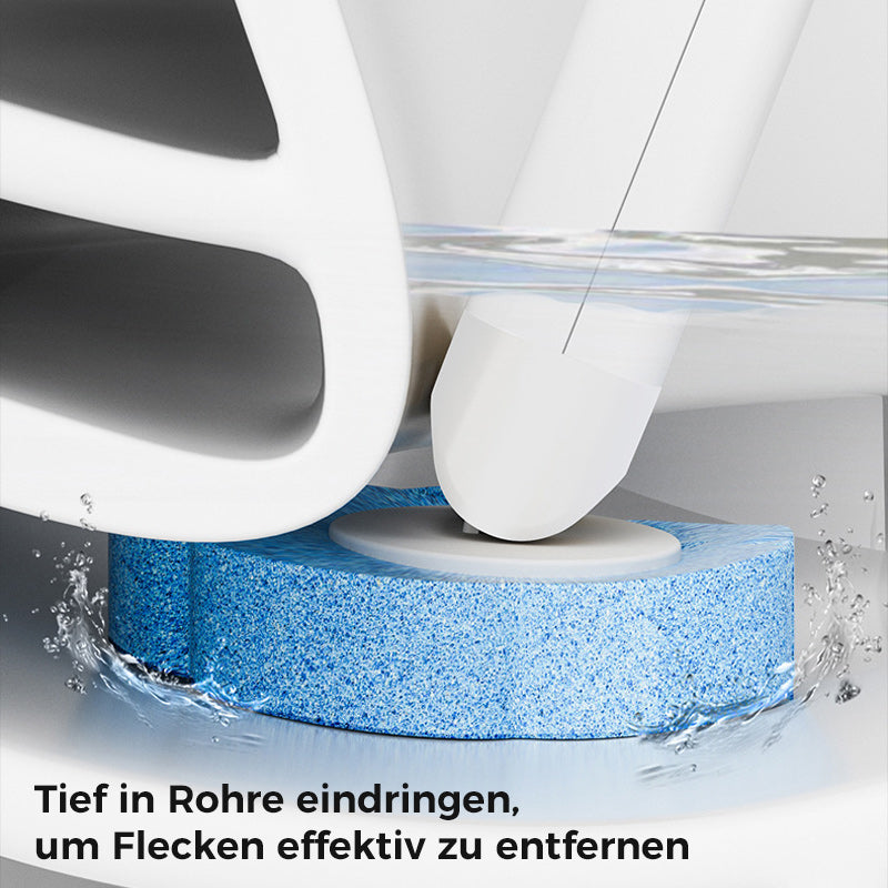 Wegwerp WC-Borstel met Wegwerpkoppen – Hygiënische Toiletreiniging zonder Bacteriecontact – Eenvoudig Klik & Weg Systeem voor Praktische Toiletschoonmaak | Sulvida