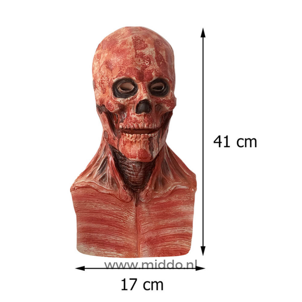Halloween Masker Peel-Off Afneembaar Volledig Gezicht Latex Horror Griezel Realistisch Effectmasker Kostuum | Sulvida