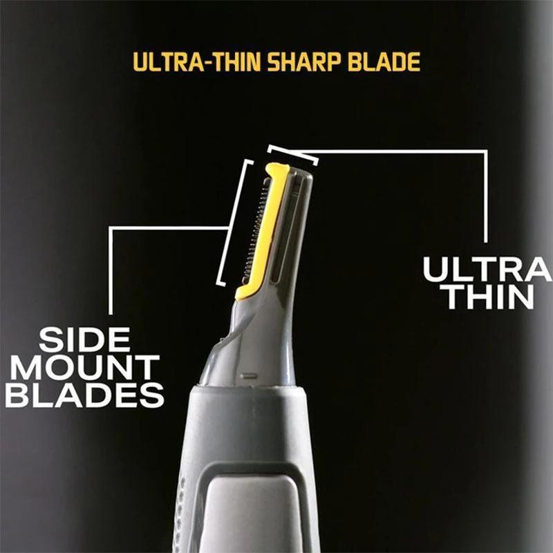 Draadloze Precisietrimmer voor Oren Neus Wenkbrauwen Baard met Titanium Mesjes LED Lamp op Batterij Verzorging | Sulvida