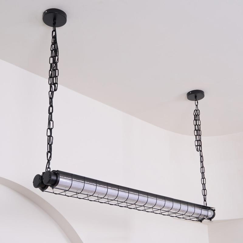 Scandinavische Hanglamp Langwerpig Glas Metaal LED Verlichting Eettafel Keuken Eetkamer Zwart Groen Brons Design | Sulvida