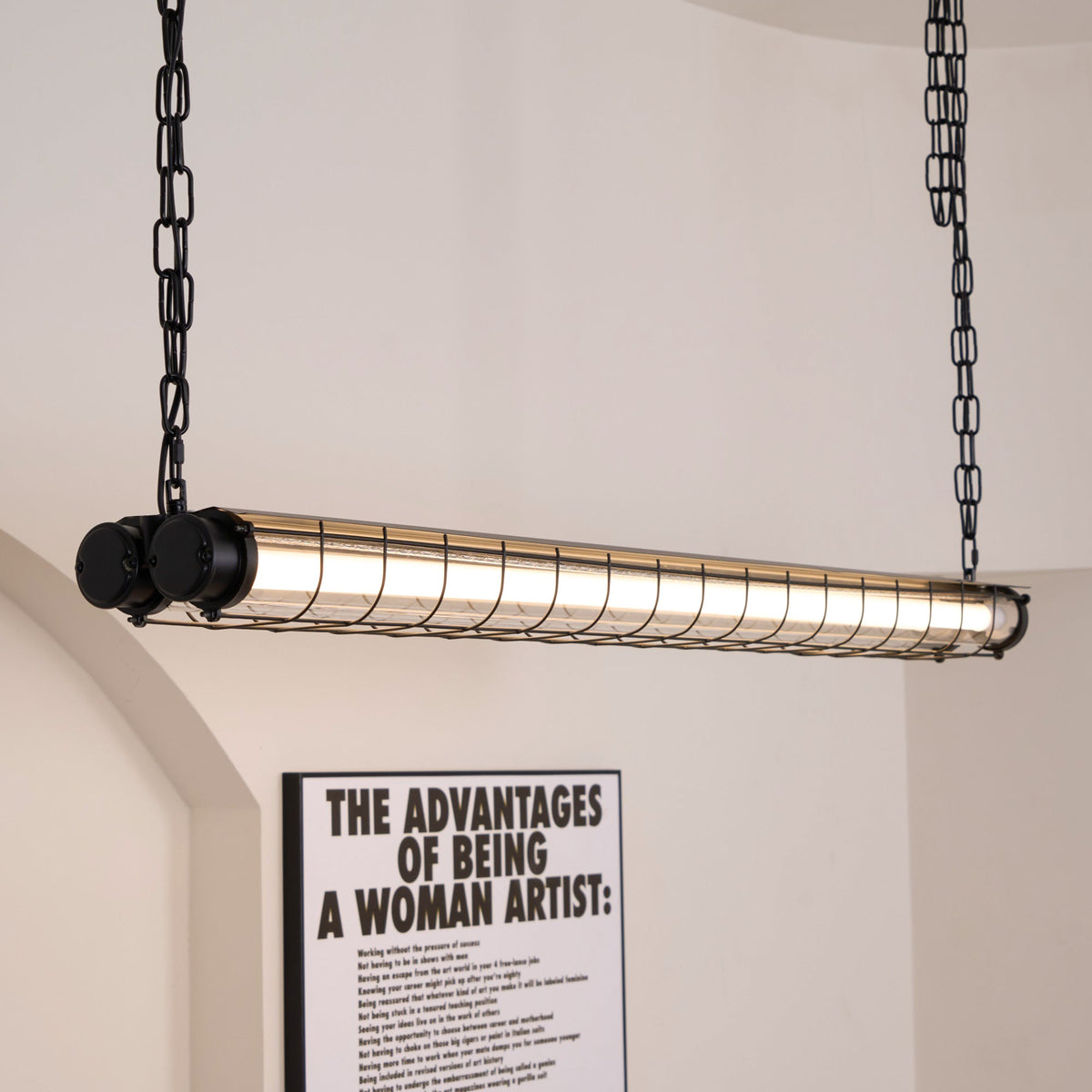 Scandinavische Hanglamp Langwerpig Glas Metaal LED Verlichting Eettafel Keuken Eetkamer Zwart Groen Brons Design | Sulvida