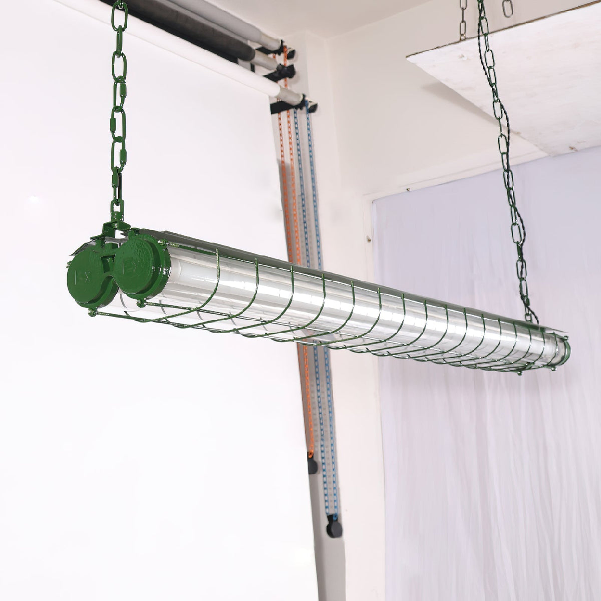 Scandinavische Hanglamp Langwerpig Glas Metaal LED Verlichting Eettafel Keuken Eetkamer Zwart Groen Brons Design | Sulvida