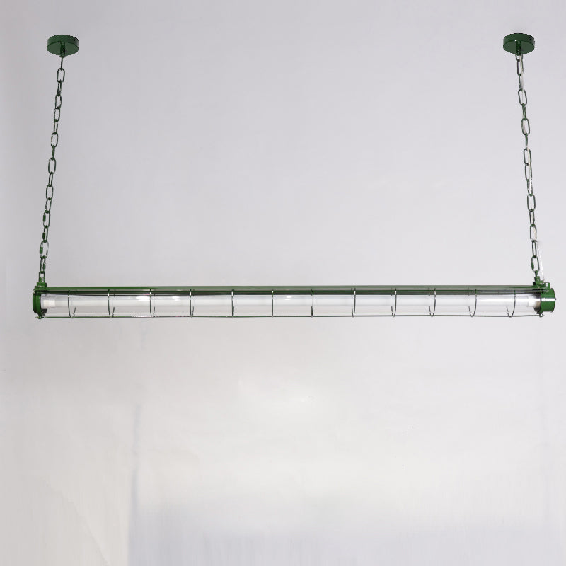 Scandinavische Hanglamp Langwerpig Glas Metaal LED Verlichting Eettafel Keuken Eetkamer Zwart Groen Brons Design | Sulvida