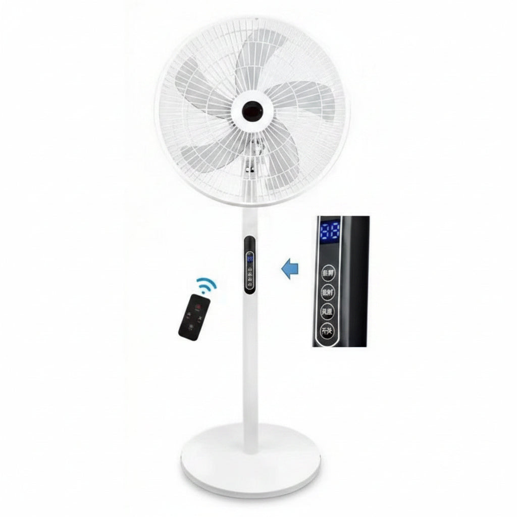 Staande Ventilator 8 Snelheden Hoogte Verstelbaar met Afstandsbediening Timer Koeling Woonkamer Kantoor | Sulvida