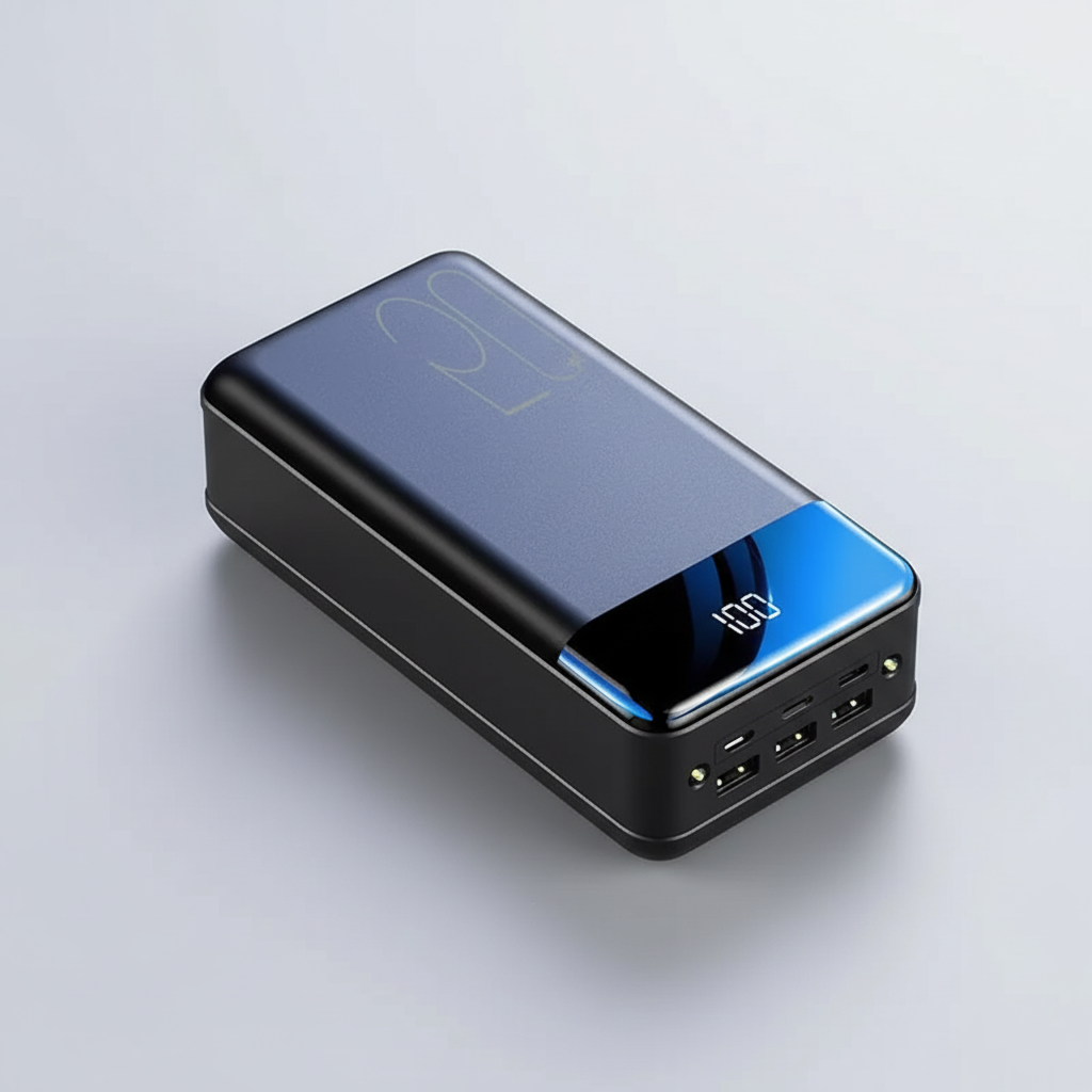 Universele Multi-Output Powerbank 50.000 mAh – Snelladen Veilig Compact voor Laptop Tablet Smartphone Onderweg | Sulvida