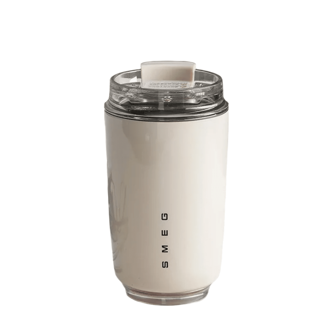 RVS thermosfles 320ml warm 8u koud 12u crème lekvrij draagbaar dubbelwandig geïsoleerd voor onderweg | Sulvida