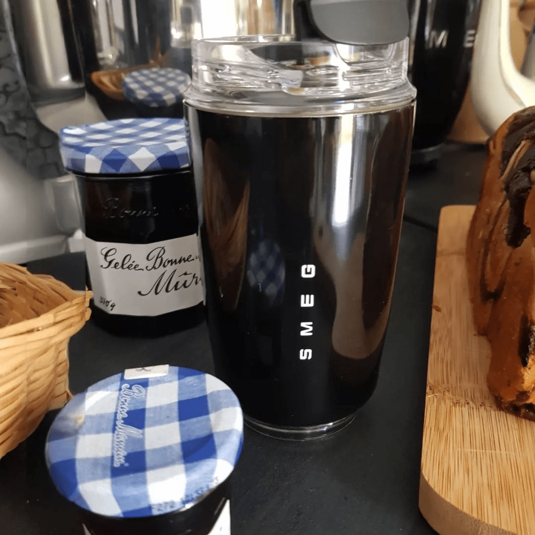 RVS thermosfles 320ml warm 8u koud 12u crème lekvrij draagbaar dubbelwandig geïsoleerd voor onderweg | Sulvida