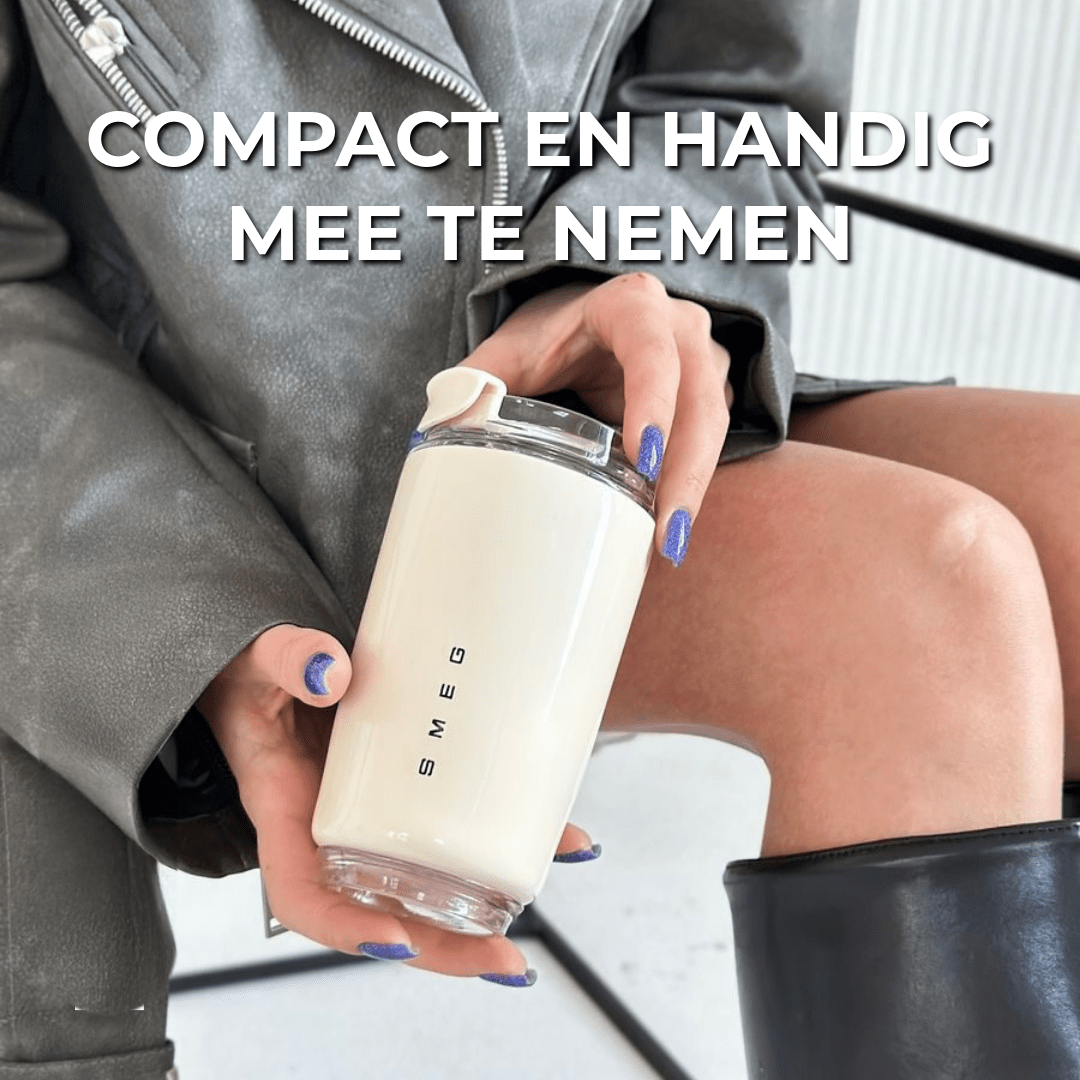 RVS thermosfles 320ml warm 8u koud 12u crème lekvrij draagbaar dubbelwandig geïsoleerd voor onderweg | Sulvida