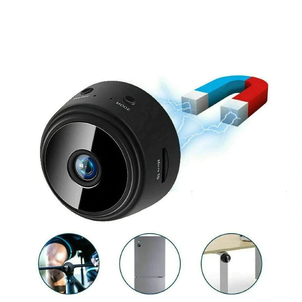 Draadloze Beveiligingscamera 1080P Full HD met Nachtzicht WiFi Bewaking en Bewegingsdetectie 150° Kijkhoek | Sulvida