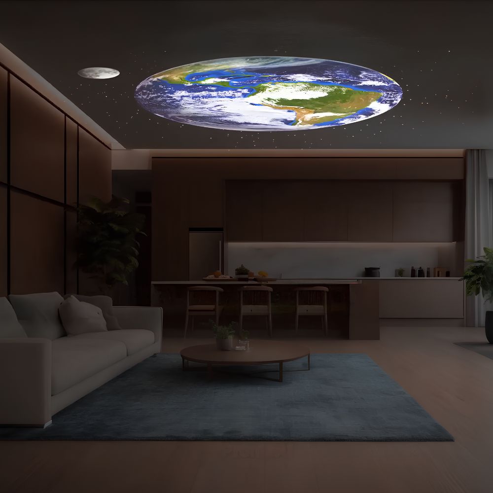 Sternenhimmel-Projektorlampe mit kosmischer Ambientebeleuchtung und mehreren Motivscheiben für Schlaf- und Kinderzimmer | Sulvida