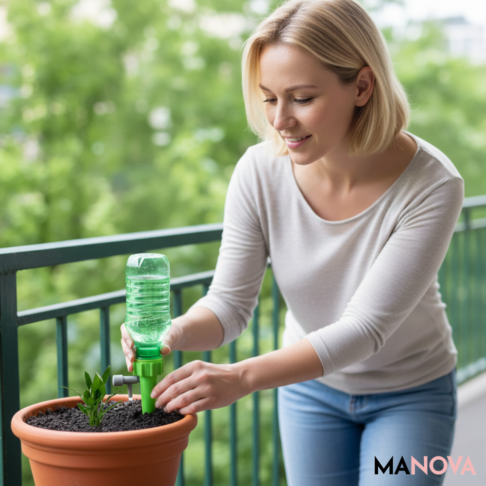 Automatische Bevloeiingsstenen voor Kamerplanten 12 Stuks Druppelsysteem Zelfbevloeiing Plantenverzorging | Sulvida