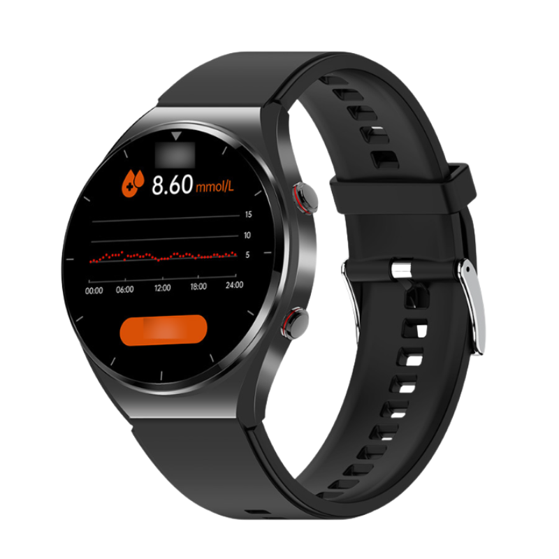 Gezondheidshorloge Met Bloedsuikermeter ECG Hartslagmeting Smartwatch Sportvolgapparatuur Fitness Tracker | Sulvida
