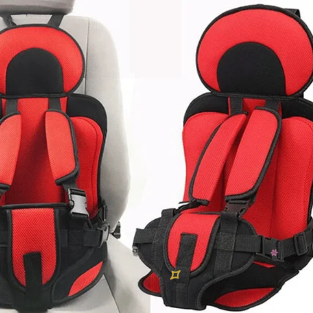 Autostoel voor Kinderen 9-36 kg Verstelbaar met 5-Punts Veiligheidsgordel Grijs Roze Rood Beige 55×24×36 cm Kind | Sulvida